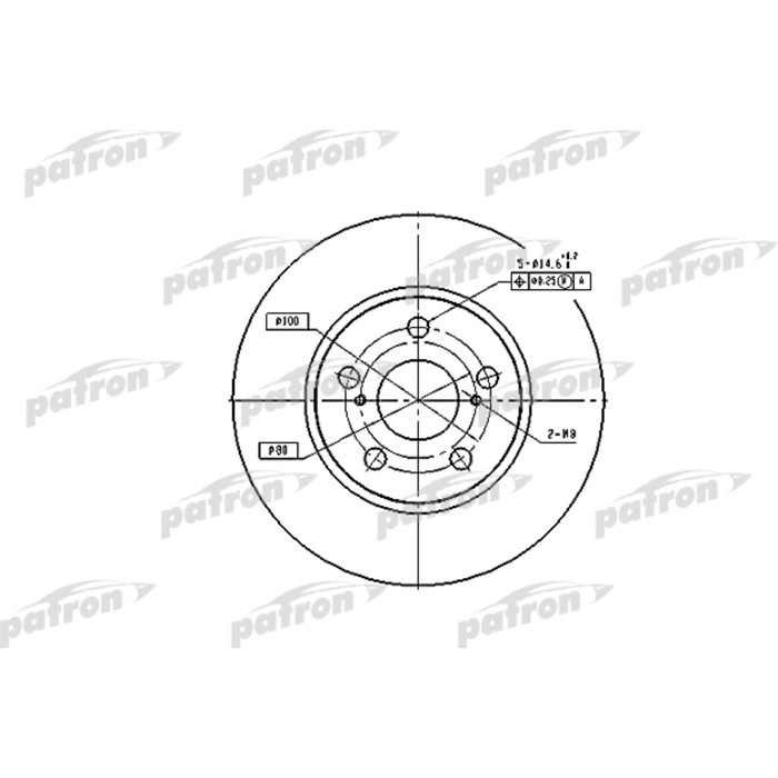 Диск тормозной Patron PBD2683