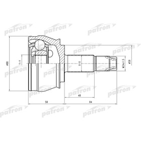 Шрус наружный Patron PCV1245 3181004
