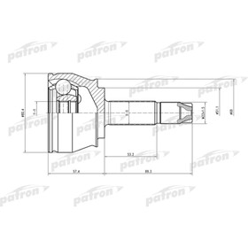 Шрус наружный Patron PCV1374 3181022
