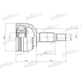 Шрус наружный Patron PCV1519 3181050