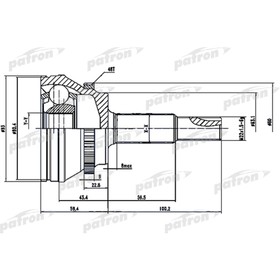 Шрус наружный Patron PCV1559 3181060
