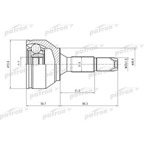 Шрус наружный Patron PCV1561 3181061