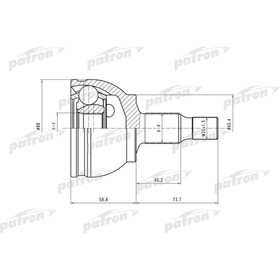 Шрус наружный Patron PCV1590 3181069