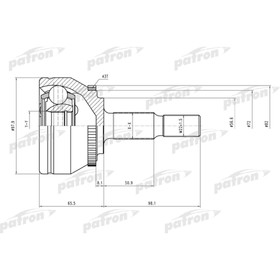 Шрус наружный Patron PCV1642 3181083
