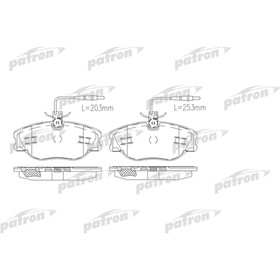 Колодки тормозные Patron PBP1000 3180139