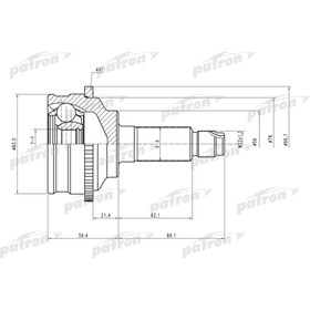 Шрус наружный Patron PCV2072 3181139