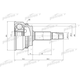 Шрус наружный Patron PCV2175 3181142
