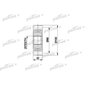 Шрус внутренний Patron PCV2273 3181144