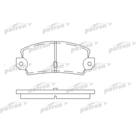 Колодки тормозные Patron PBP114 3180167
