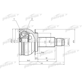 Шрус наружный Patron PCV4042 3181161