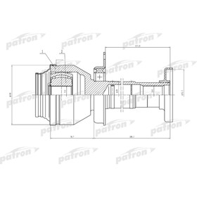 Шрус внутренний Patron PCV4841 3181167