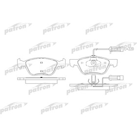 Колодки тормозные Patron PBP1299 3180183