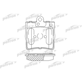 Колодки тормозные Patron PBP1311 3180189
