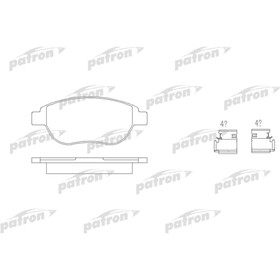 Колодки тормозные Patron PBP1476 3180221