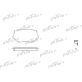 Колодки тормозные Patron PBP1565 3180239