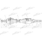 Полуось Patron PDS0011 3181270 - фото 73527