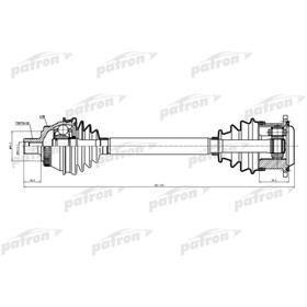 Полуось Patron PDS0025 3181276