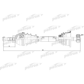 Полуось Patron PDS0048 3181281