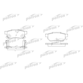Колодки тормозные Patron PBP621 3180318
