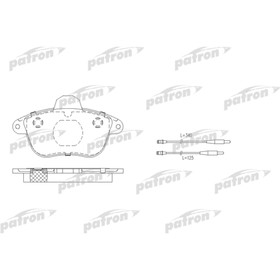Колодки тормозные Patron PBP742 3180328