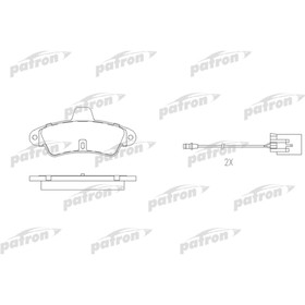 Колодки тормозные Patron PBP913 3180337