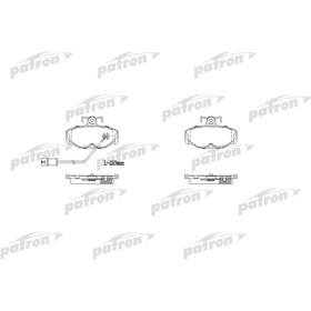 Колодки тормозные Patron PBP915 3180338