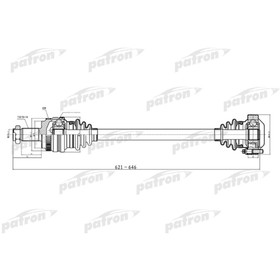 Полуось Patron PDS0237 3181366