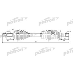 Полуось Patron PDS0260 3181374