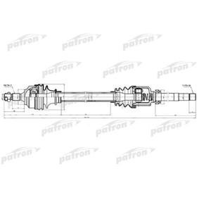 Полуось Patron PDS0283 3181384