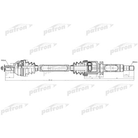 Полуось Patron PDS0381 3181427