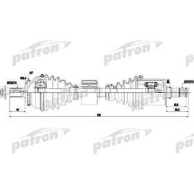 Полуось Patron PDS0439 3181462