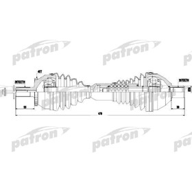 Полуось Patron PDS0442 3181463