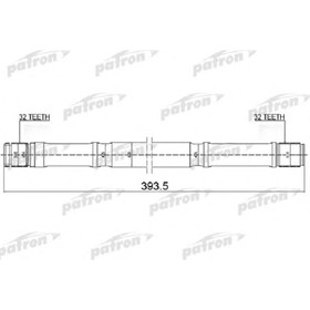 Вал приводной Patron PDS0448 3181466