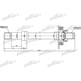 Вал приводной Patron PDS0537 3181498