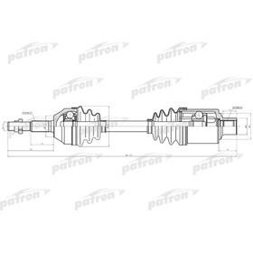 Полуось Patron PDS0617 3181501