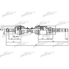 Полуось Patron PDS1063 3181515 - фото 73809