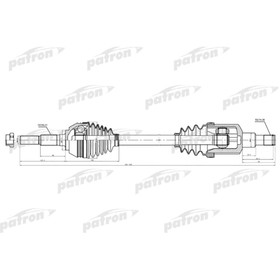 Полуось Patron PDS1506 3181523