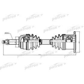 Полуось Patron PDS2913 3181538
