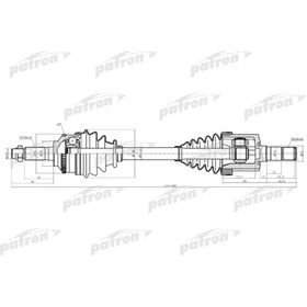 Полуось Patron PDS2922 3181541