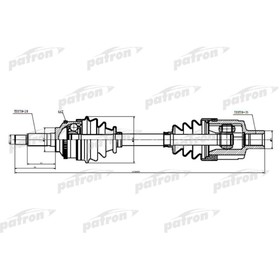 Полуось Patron PDS2923 3181542