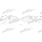 Полуось Patron PDS4620 3181551 - фото 73859