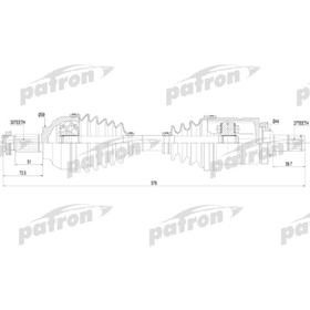 Полуось Patron PDS4620 3181551