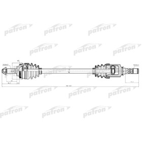 Полуось Patron PDS5530 3181558