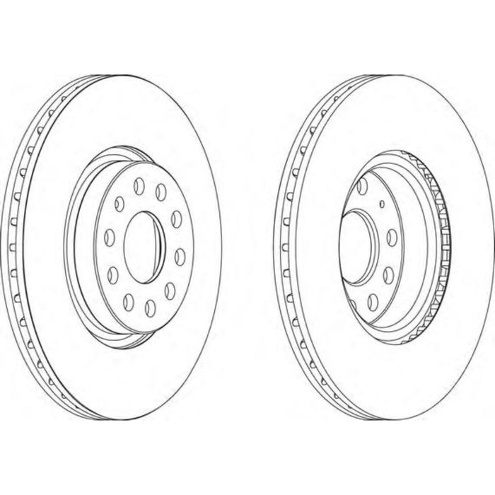 Диск тормозной FERODO DDF1305