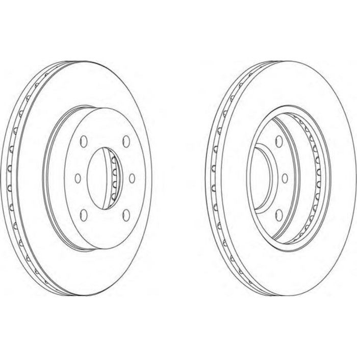 Диск тормозной FERODO DDF260