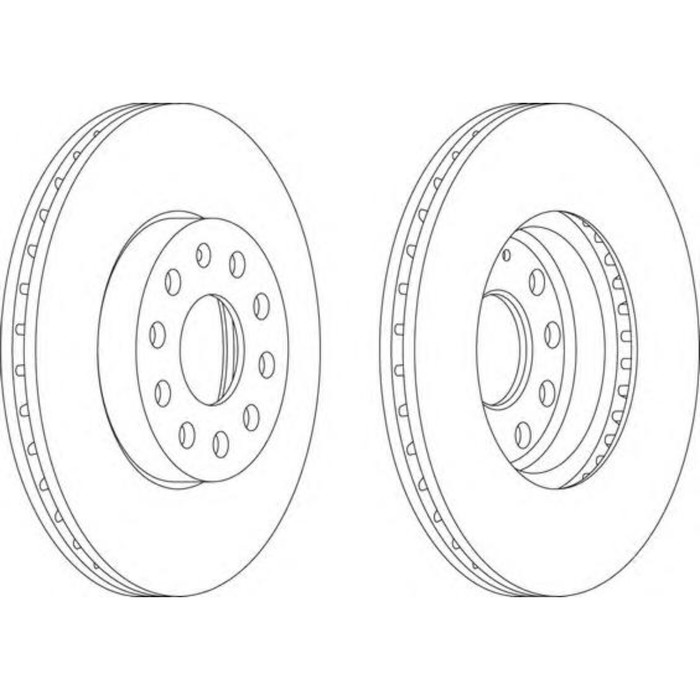 Диск тормозной FERODO DDF1218