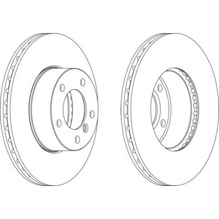 Диск тормозной FERODO DDF1536