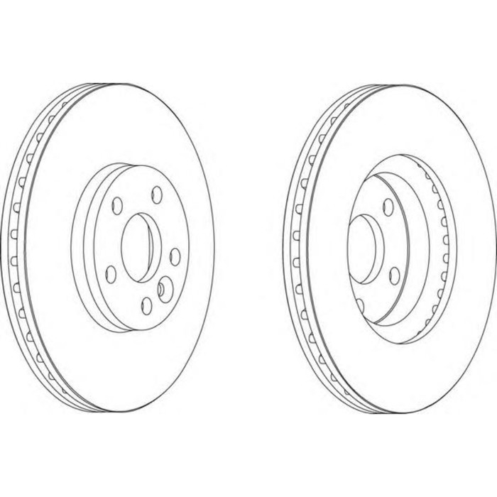 Диск тормозной FERODO DDF1567
