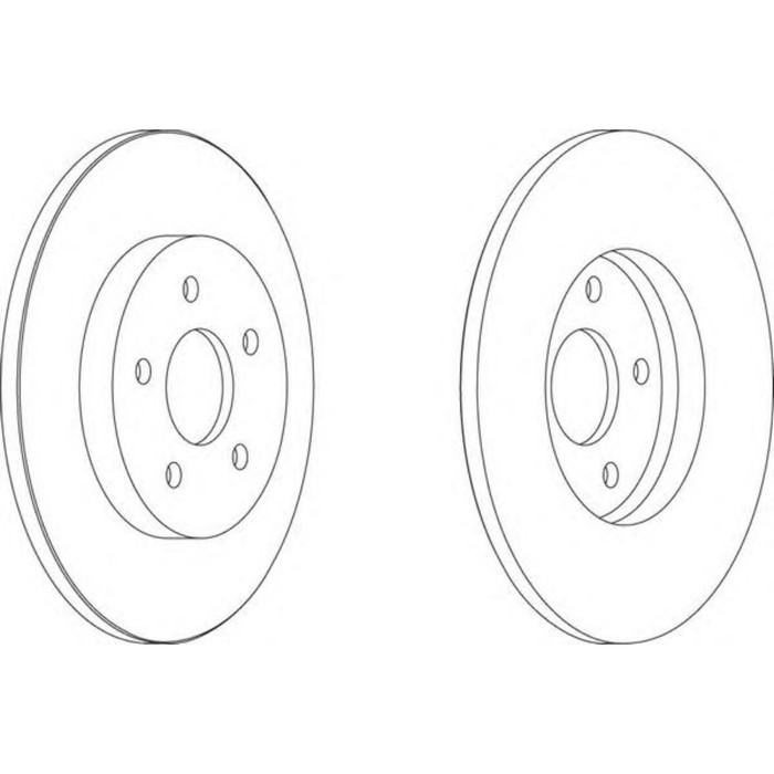 Диск тормозной FERODO DDF1126