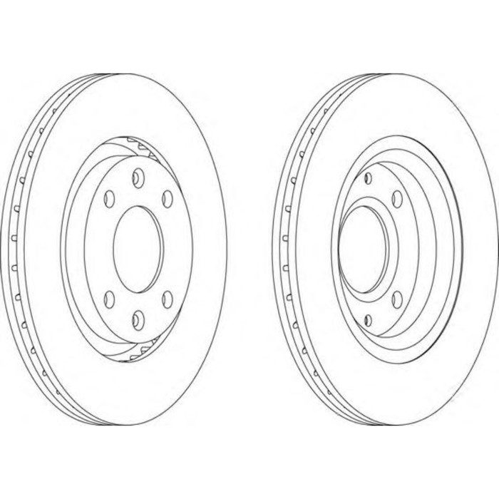 Диск тормозной FERODO DDF1140